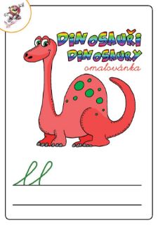 Obrázek z Omalovánky dinosauři 